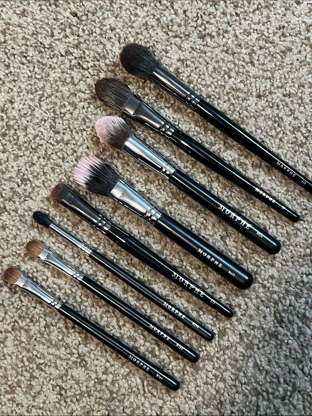 ♥️ MORPHE HUGE Lot 8 Eyeshadow/Face M166 M330 E15 M427 M536 E9 E48 Brushes L👀K